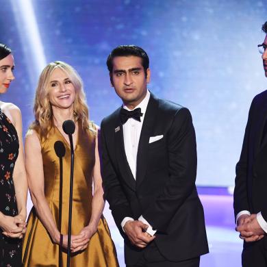 Zoe Kazan, Holly Hunter, Kumail Nanjiani, and Ray Romano